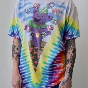 Vintage 1991 Grateful Dead Spring Tour Tie Dye